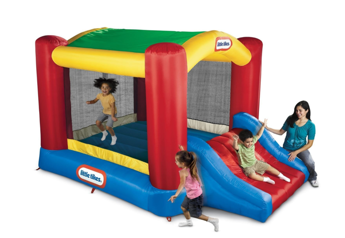 little tikes shady jump and slide